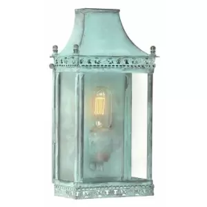 Image of Elstead Regents Park - 1 Light Outdoor Wall Lantern Light Verdigris IP44, E27