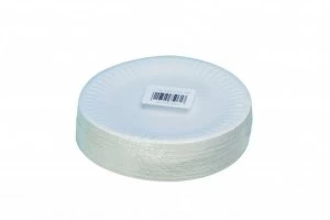 Image of Value Paper Plates 7" White (Pack 100)