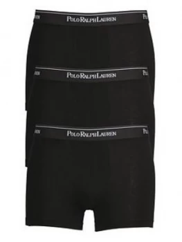Image of Polo Ralph Lauren 3 Pack of Core Trunks - Black Size M Men