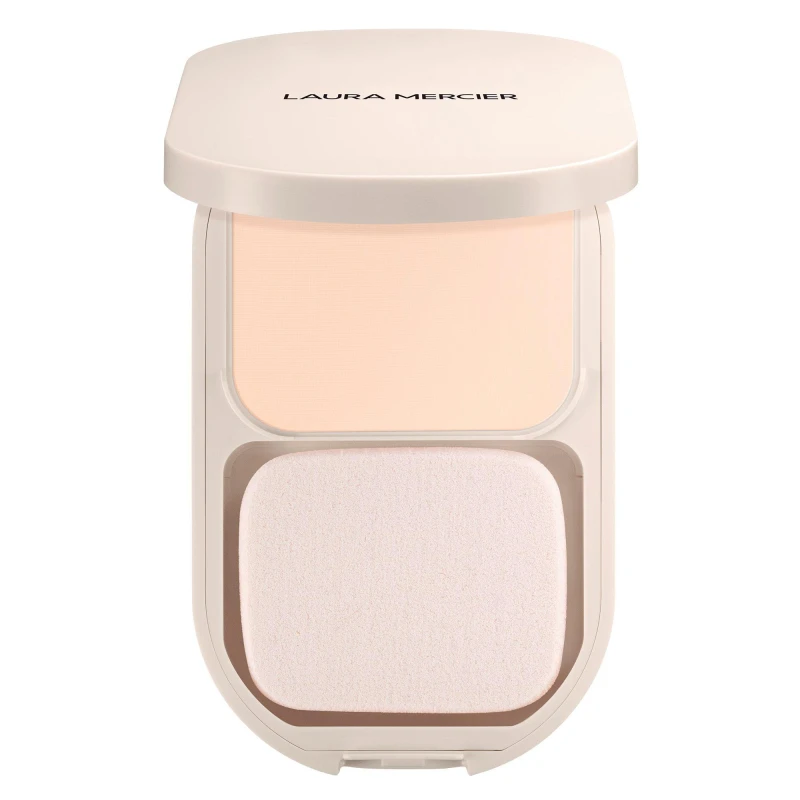 Image of Laura Mercier Real Flawless Feathermatte Powder Foundation 0NChantilly female One Size