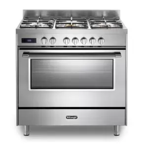 Image of DeLonghi DSR927DFX 90cm Space Single Cavity Dual Fuel Range Cooker St