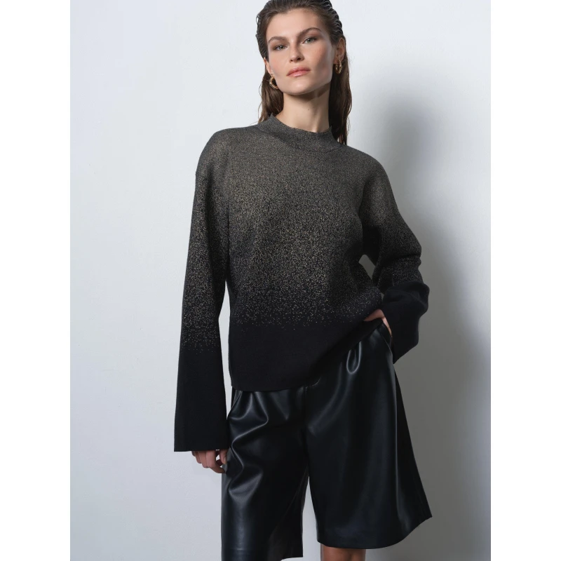 Image of French Connection FC Kady Ombr Knt Ld61 Black female 12 (M)