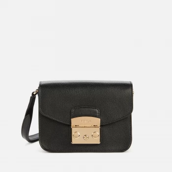 Image of Furla Womens Metropolis Mini Cross Body Bag - Black