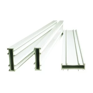 Image of Wickes uPVC Frame Extender Pack - White 20 x 1850mm