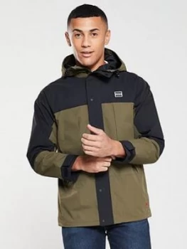 Image of Levis Lightweight Sport Parka Jacket - Olive Night/Black