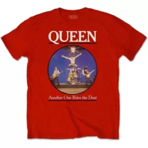 Image of Queen - Another One Bites The Dust Unisex X-Small T-Shirt - Red