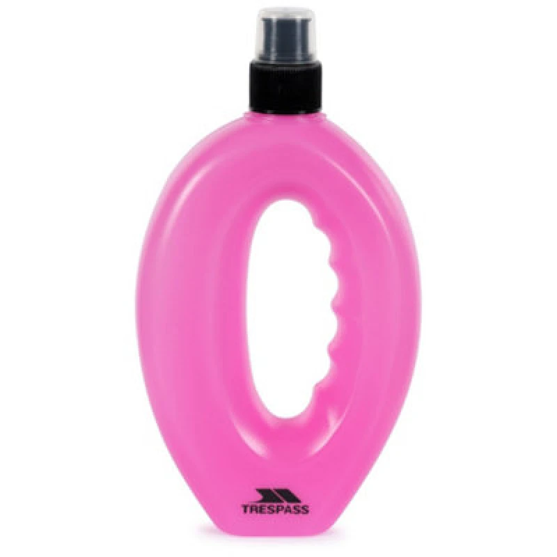 Image of Trespass Trespass Sprint Running Water Bottle in Pink Pink One Size Unisex 5063238376564
