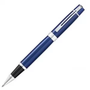 Image of Sheaffer 300 Glossy Blue Lacquer Rollerball Pen