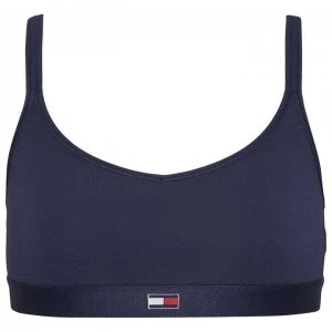 Image of Tommy Bodywear Flag Bralette - Navy Blazer
