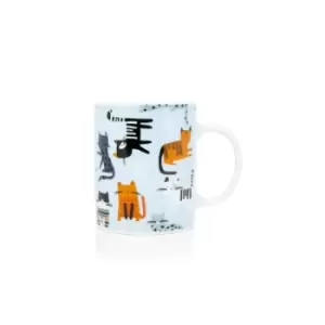 Image of Cat Porcelain Mug