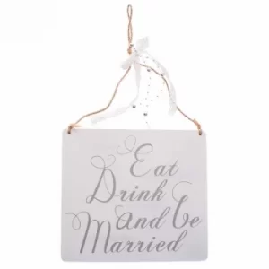 Image of Eat Drink & Be Married Decoration by Heaven Sends