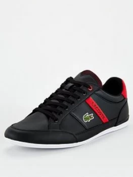 Image of Lacoste Chaymon Trainers - Black