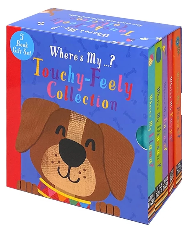 Image of Where's My...? Touchy-Feely Collection 5 Books Collection Box Set (Peacock, Puppy, Unicorn, Dinosaur & Llama) Kate McLelland Books