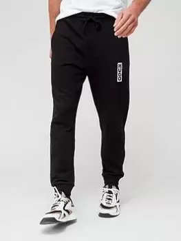 Image of HUGO Dogur Relaxed Fit Jogger, Black, Size S, Men