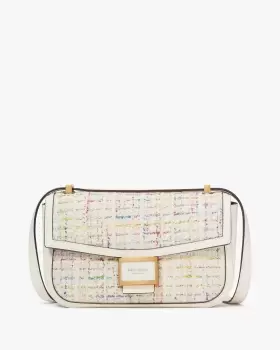 Image of Kate Spade Katy Tweed Medium Convertible Shoulder Bag, Multi, One Size