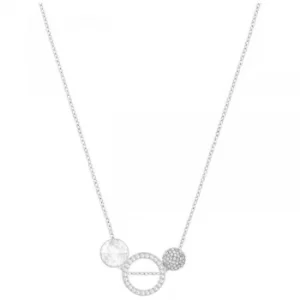 Image of Ladies Swarovski Silver Plated Hote Necklace