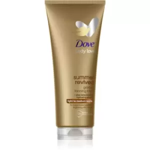 Image of Dove DermaSpa Summer Revived Self-Tanning Body Lotion Shade Light to Medium 200ml