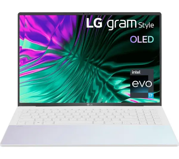 Image of LG gram Style OLED 16Z90RS-K.AD7AA1 16" Laptop - Intel Core i7, 2 TB SSD, White