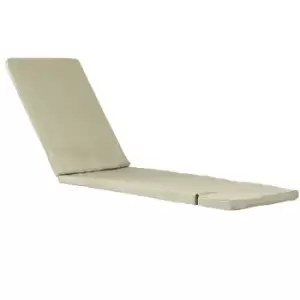 Image of Sussex Sun Lounger Cushion - Stone - Harbour Housewares