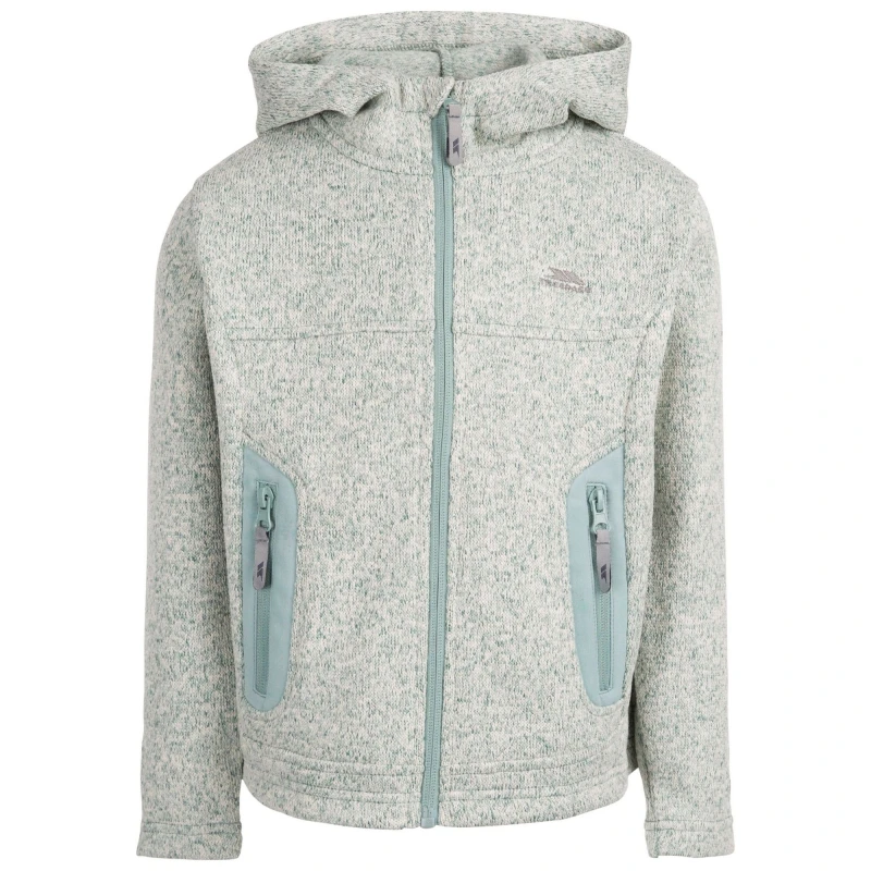 Image of Trespass Donny Fleece Top in Teal Size: 3-4 Years Teal Unisex 3-4 Years