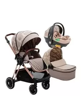 Image of My Babiie Mb250I Dani Dyer Rose Gold Giraffe Isize Travel System