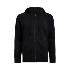 Image of AllSaints Raven Hoody - Black