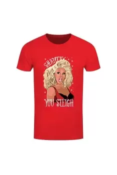 Image of Shantay You Sleigh Drag Queen Christmas T-Shirt