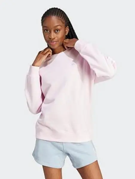 Image of adidas Studio Lounge 3-Stripes Sweatshirt Wome - Size XS