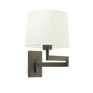 Image of Artis Wall Light with Shade Bronze, E27