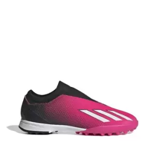 Image of adidas X .3 Laceless Astro Turf Football Boots Child Boys - Pink