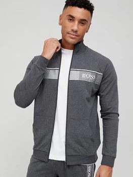 Image of Hugo Boss Authentic Lounge Jacket Grey Size 2XL Men