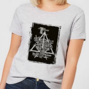 Image of Harry Potter Three Brothers Womens T-Shirt - Grey - M
