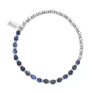 Image of ChloBo Silver Story of the Moon Sodalite Bracelet