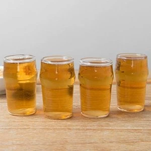 Image of Brewmaster 4 Beer Shot Glass Set