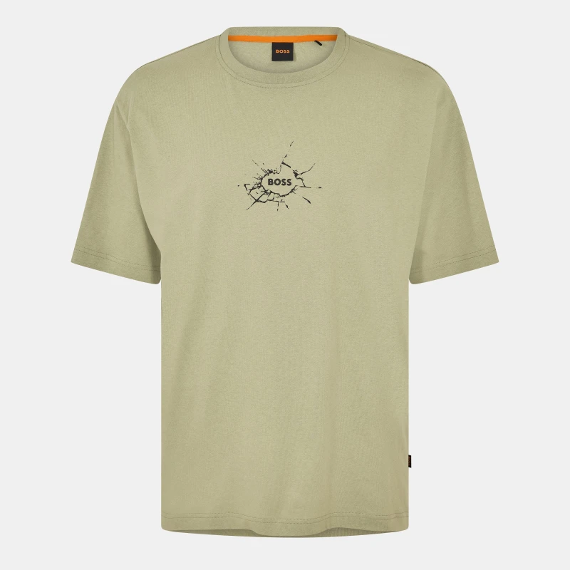 Image of Boss Mens Te Voyage Short Sleeve Polo Shirt Open Green male S