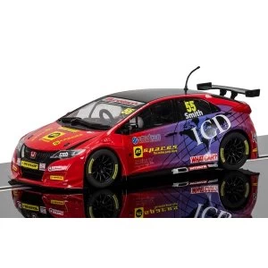 Image of BTCC Honda Civic Type R Jeff Smith 1:32 Scalextric Touring Car