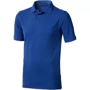 Image of Elevate Mens Calgary Short Sleeve Polo (M) (Blue)