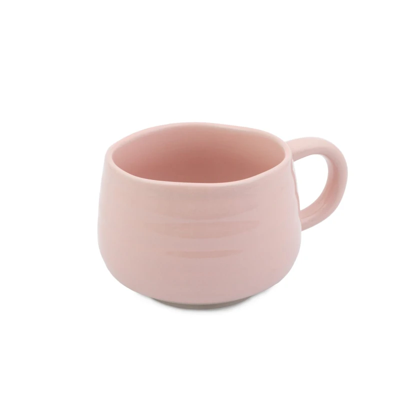 Image of Jamie Oliver Big Love 'Cosy Cuppa' Mug, Pink, Stoneware, 375ml Pink