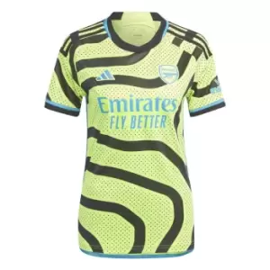 Image of adidas Arsenal Away Shirt 2023 2024 Womens - Yellow