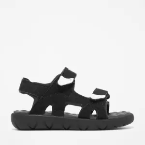 Image of Timberland Perkins Row Strappy Sandal For Toddler In Black Kids, Size 9.5