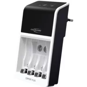 Image of Ansmann Comfort Plus Charger for cylindrical cells NiMH AAA , AA , 9V PP3