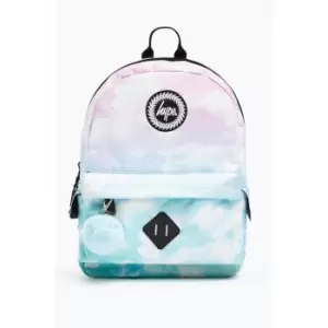 Image of Hype Clouds Backpack (One Size) (Light Pink/Light Blue/Black)