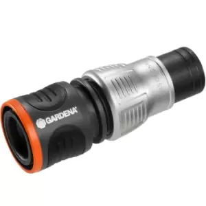 Image of Gardena Premium Water Stop Hose Pipe Connector 1/2" / 12.5mm Pack of 1