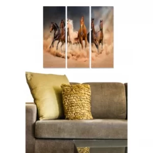 Image of MDF314785565 Multicolor Decorative MDF Painting (3 Pieces)