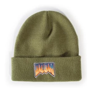 Image of Doom - Original Logo Unisex Beanie - Green