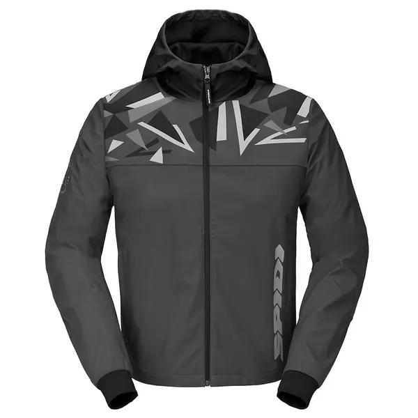 Image of Spidi Hoodie Evo Sport Anthracite Black Size S