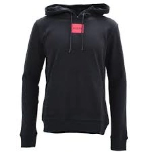 Image of Hugo Boss Daratschi 212 Pullover Hoodie Black Size XXL Men