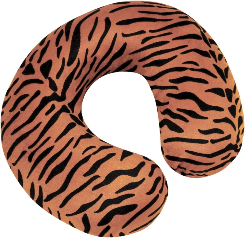 Image of Aidapt Memory Foam Neck Cushion Brown Tiger Brown