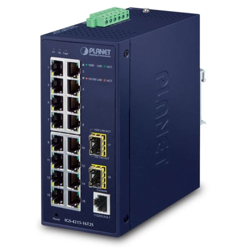 Image of PLANET IGS-4215-16T2S network switch Managed L2/L4 Gigabit Ethernet (1