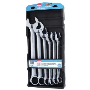 Image of Hilka 6 Piece Jumbo Chrome Vanadium Combination Spanner Metric Pro Craft